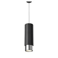 Nowoczesna lampa wisząca o cylindrycznym kształcie