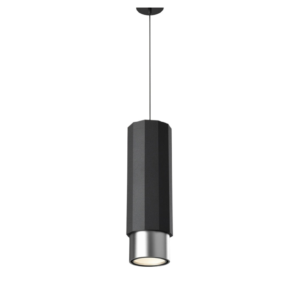 Nowoczesna lampa wisząca o cylindrycznym kształcie